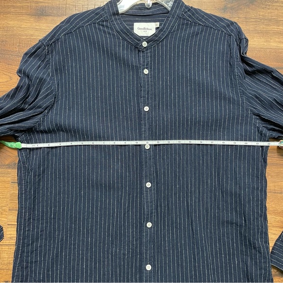 SOLD Goodfellow & Co XL Extra Large Standard Navy Long Sleeve Button Down Target - Picture 6 of 11